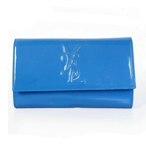 8223 Yves Saint Laurent Belle de Jour Patent Leather Wallet 8223